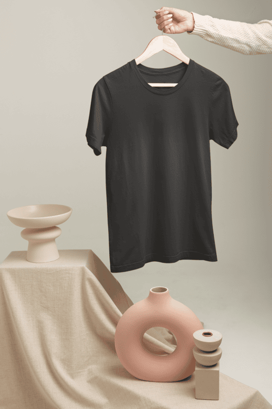 Round Neck Drop Shoulder Round Neck Drop Shoulder