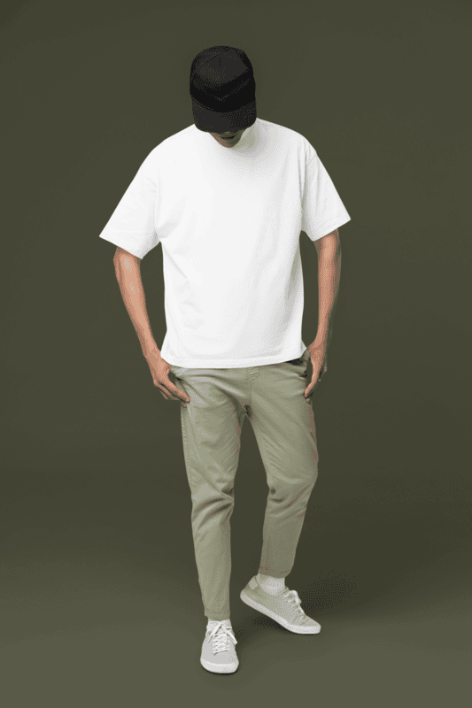 Round Neck Drop Shoulder Round Neck Drop Shoulder