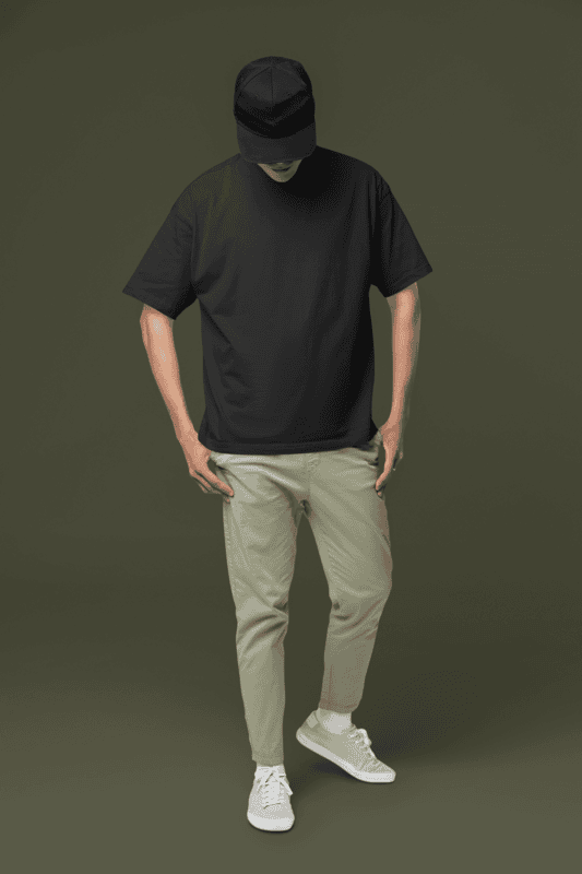 Round Neck Drop Shoulder Round Neck Drop Shoulder