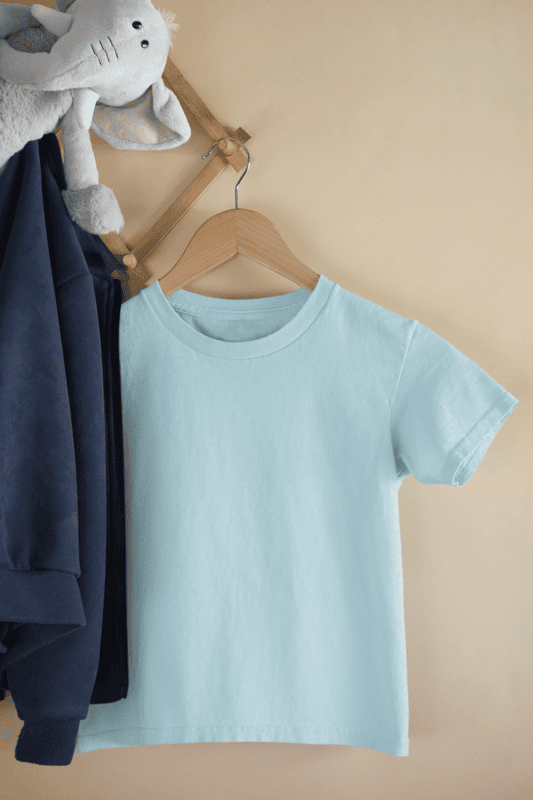 Kids Round Neck Half Sleeve - 160 Gsm
