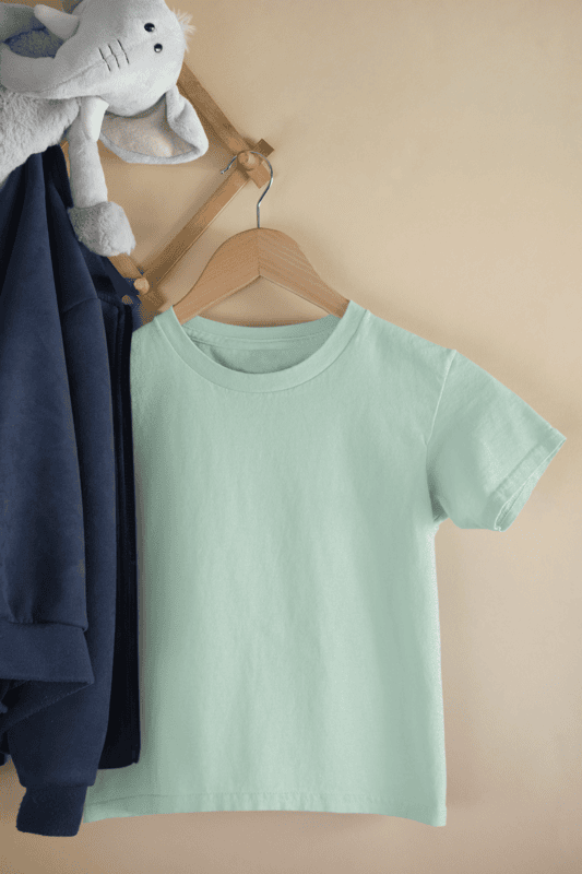 Kids Round Neck Half Sleeve - 160 Gsm