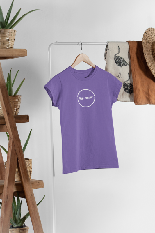 Purple Round Neck T-shirt Purple Round Neck T-shirt