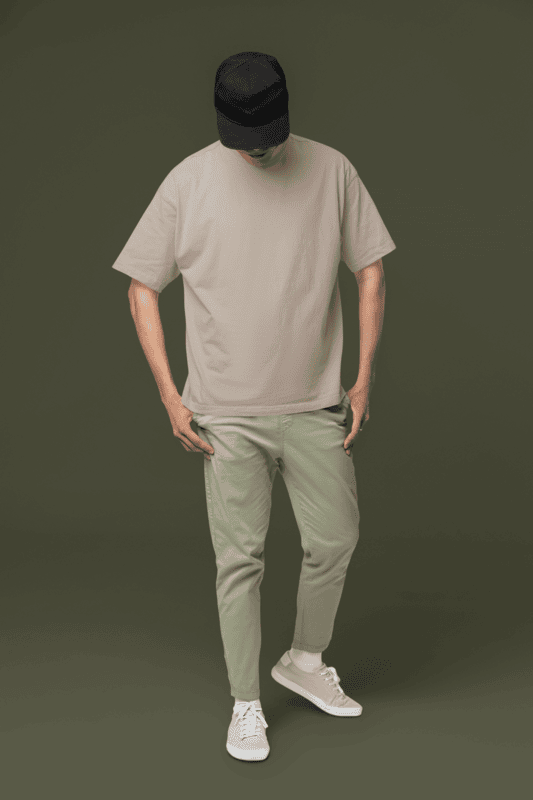 Round Neck Drop Shoulder Round Neck Drop Shoulder