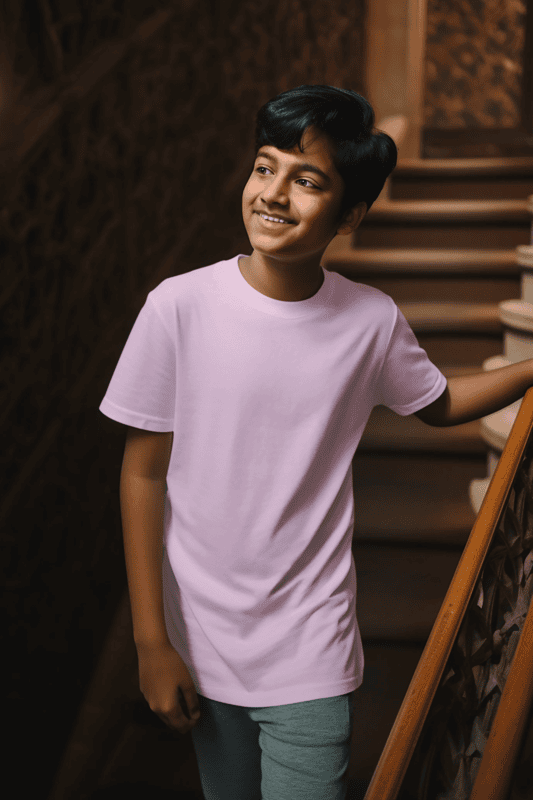 Kids Round Neck Half Sleeve - 160 Gsm