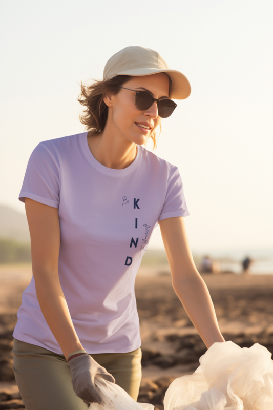 Lilac Round Neck Half Sleeve T-Shirt Lilac Round Neck Half Sleeve T-Shirt