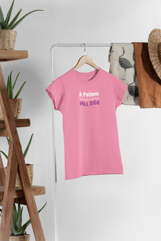 Pink Round Neck T-Shirt Pink Round Neck T-Shirt