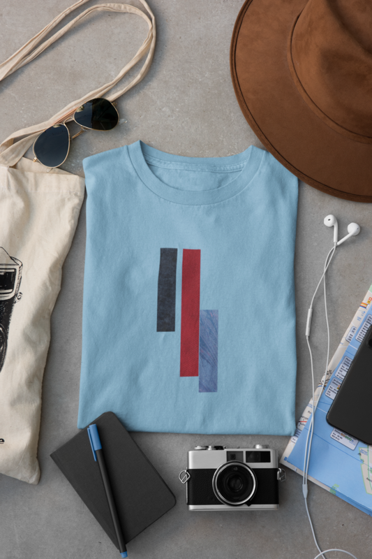Mparel Abstract Graphic Unisex T-Shirt – Ocean Blue Mparel Abstract Graphic Unisex T-Shirt – Ocean Blue