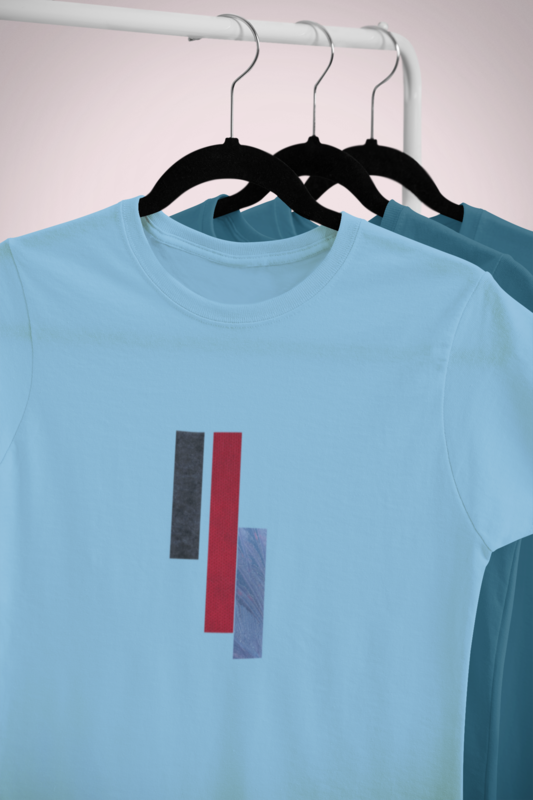 Mparel Abstract Graphic Unisex T-Shirt – Ocean Blue Mparel Abstract Graphic Unisex T-Shirt – Ocean Blue