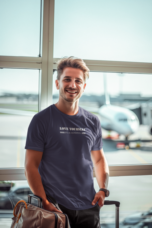 Navy Blue Men Platinum Tshirt Navy Blue Men Platinum Tshirt