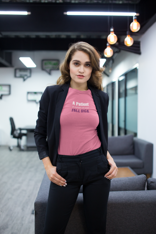 Pink Round Neck T-Shirt Pink Round Neck T-Shirt