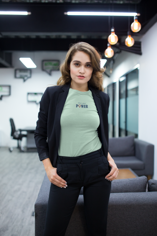 Mint Green Round Neck T-shirt Mint Green Round Neck T-shirt