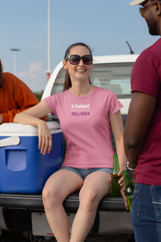 Pink Round Neck T-Shirt Pink Round Neck T-Shirt