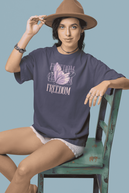 Over Sized Round Neck Women T Shirt Over Sized Round Neck Women T Shirt