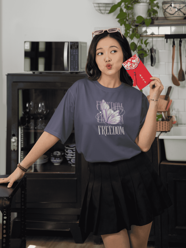 Over Sized Round Neck Women T Shirt Over Sized Round Neck Women T Shirt