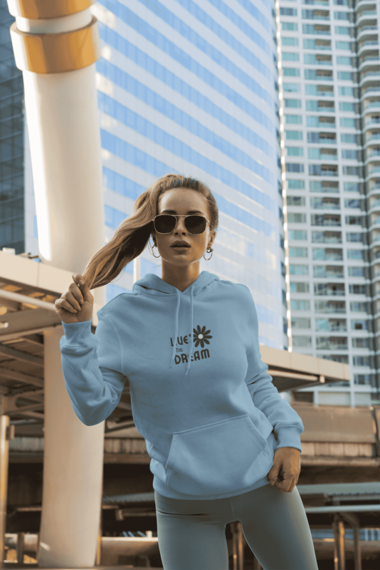 "Live the Dream" Printed Women Pullover Hoodies "Live the Dream" Printed Women Pullover Hoodies